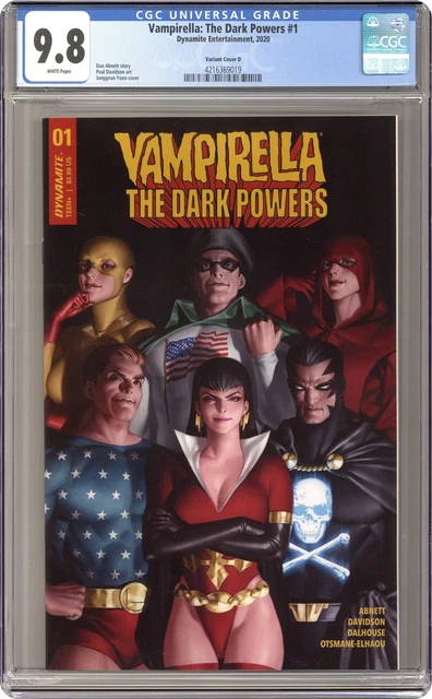 Vampirella The Dark Powers 1D Jung-Geun Yoon Variant CGC 9.8 2020 4216369019