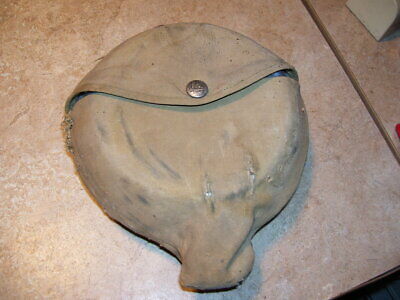 Vintage Boy Scouts of America Metal Canteen in Case