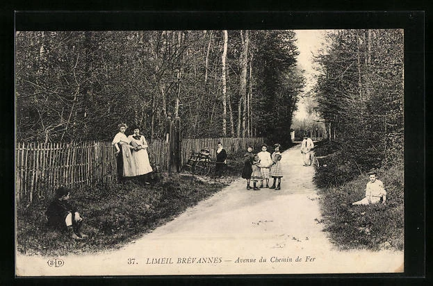 CPA Limeil Brévannes, Avenue du Chemin de Fer
