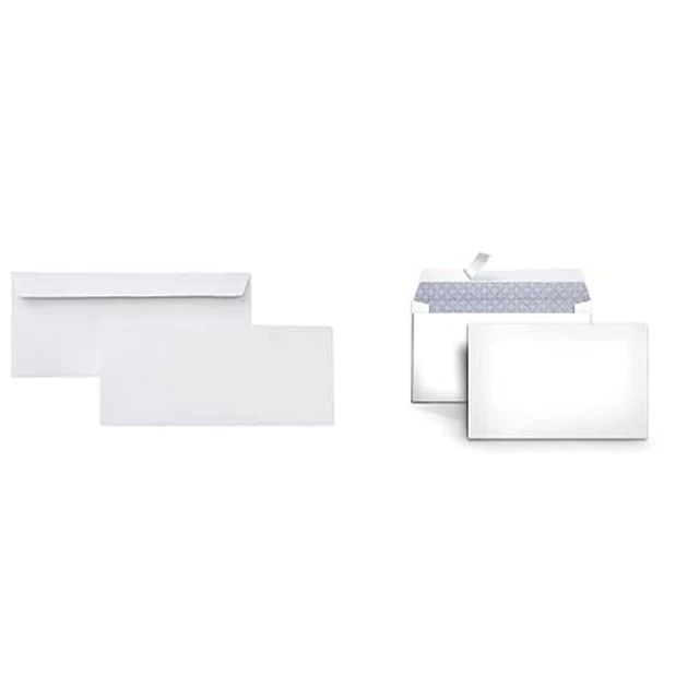 Amazon Basics #10 Security-Tinted Self-Seal Business Letter Envelopes, Peel &...