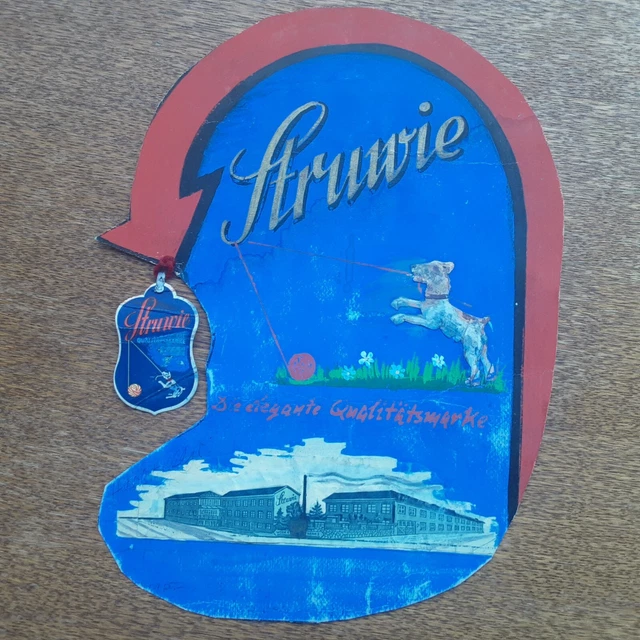 GROß-ZIMMERN/ ORIG.ENTWURF/ STRUWIE/WASSERFARBEN & KREIDE ZEICHNUNG/ F. GOEBEL.