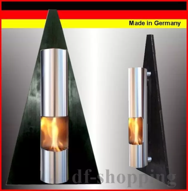 Gelkamine Bioethanol Kamin Ethanolkamine Pyramide Schwarz Fire Place Cheminee