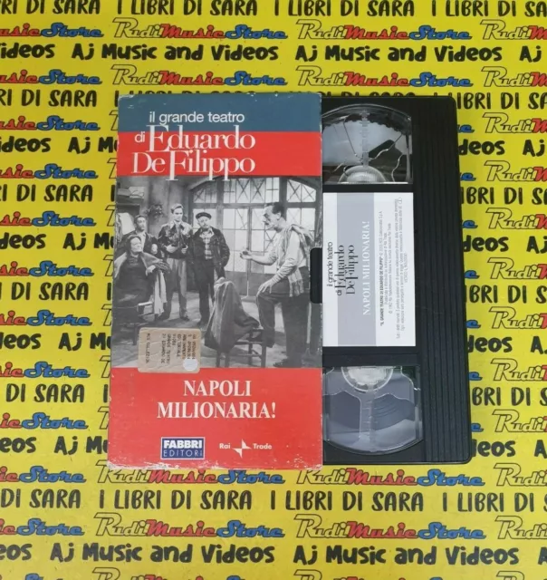 film VHS NAPOLI MILIONARIA teatro Eduardo De Filippo FABBRI VIDEO (F88)*no dvd *