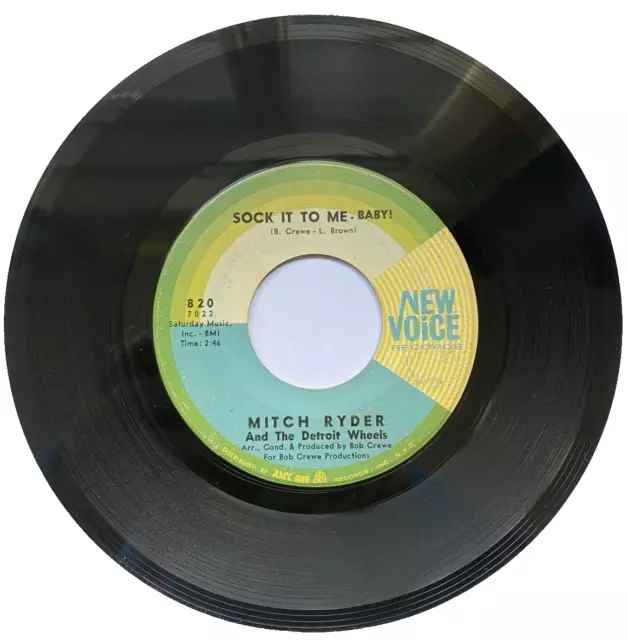 Northern Soul R&B, Mitch Ryder, Sock It To Me Baby, New Voice Records USA