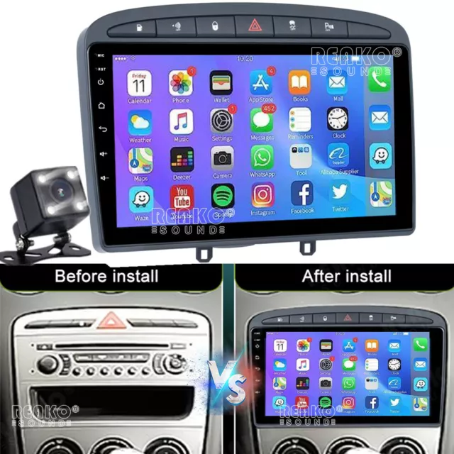 DSP/RDS/Carplay, 2DIN Car Radio for Peugeot 308/408/Rcz, Carplay Built in  Ready, DSP Ready, Black/Gray, Steering Control - China Peugeot 308, Peugeot  308 Android