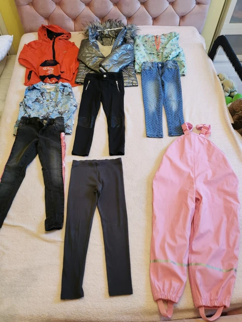 Girls Winter Clothes Bundle 5-6 Years  Jumper, jeans, jackets, pijamas, costumes