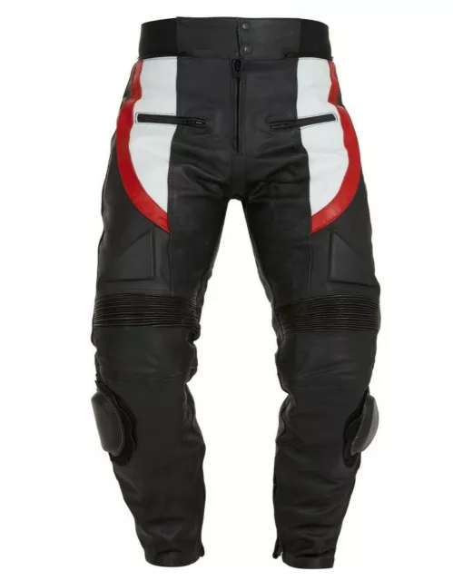 PANTALONI DA MOTO in pelle per giacca di tuta divisibile due pezzi con  saponette EUR 105,00 - PicClick IT