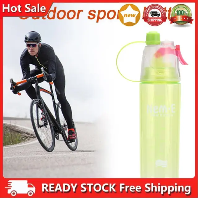 CAR JIA MA Plastic Spray Cool Summer Sport bottiglia d'acqua portatile drink bollitore (