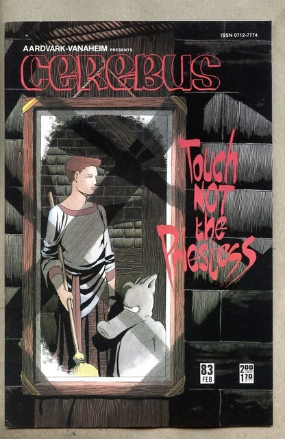 Cerebus The Aardvark #83-1986 vf 8.0 Dave Sim Touch Not the Priestess