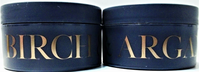 Bath Body Works BIRCH & ARGAN Body Butter, 6.5 oz/185g, NEW x 2