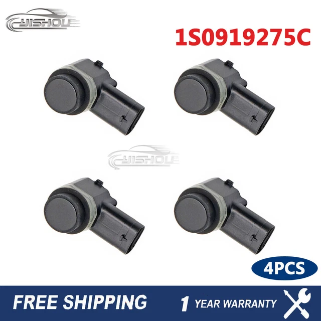 4PCS PDC Parking Sensor 1S0919275C Back Sensor Optical For Audi VW Passat Seat