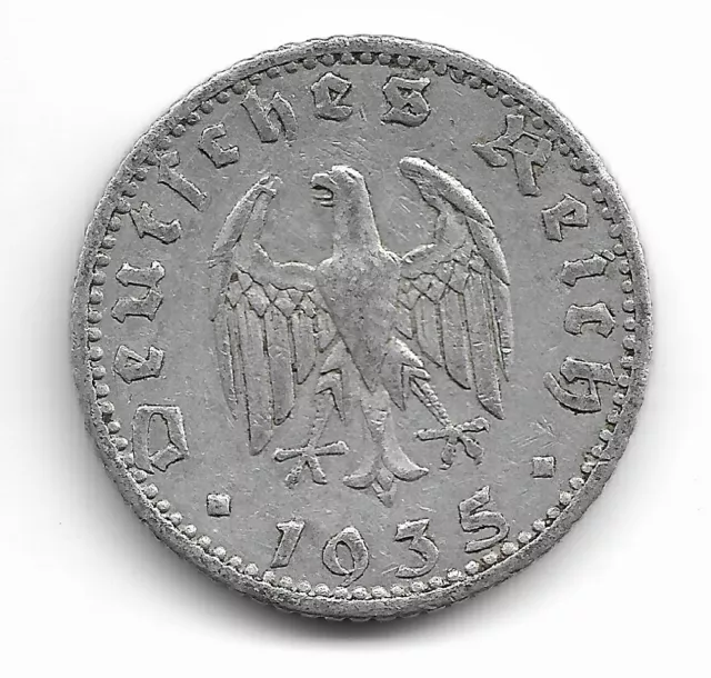 Deutschland, Drittes Reich: 50 Pfennig 1935J