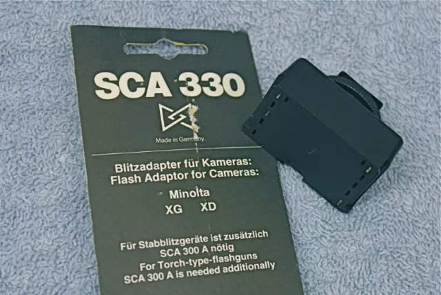 Metz SCA 330 Flash Adaptor SCA330 Adapter for Minolta XG XD