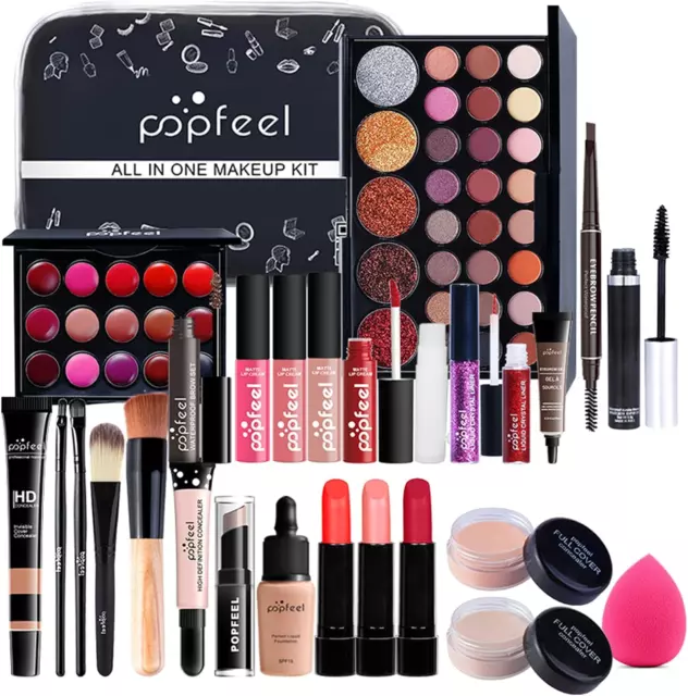 CHSEEO Kit per Il Trucco Completo, Trousse Di Trucchi Set Di Trucchi Palette Di