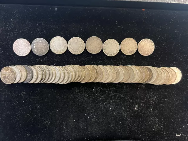 Lot of Canada Silver Quarters