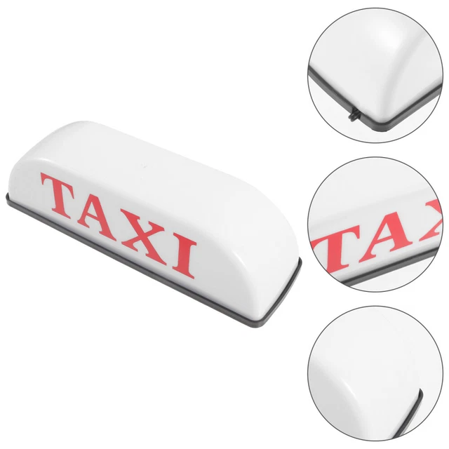 Luminoso Insegna Magnetica Per Taxi Jadeshay A LED - 12V Con Accendisigari - Luce Super Brillante Per Tetto Auto (Gialla)