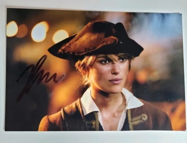 Keira Knightley Autogramm Pirates Of The Caribbean Fluch Der Karibik Signed