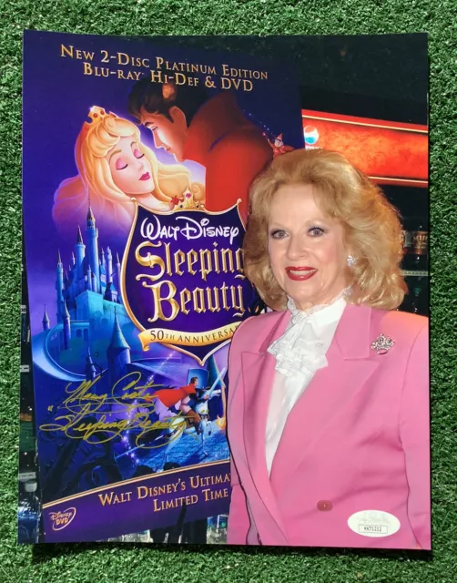 Mary Costa Disney Signed Inscribed "Sleeping Beauty" 8x10 Photo JSA Auto KK71212