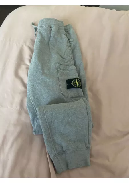 Grey stone island joggers mens 2025