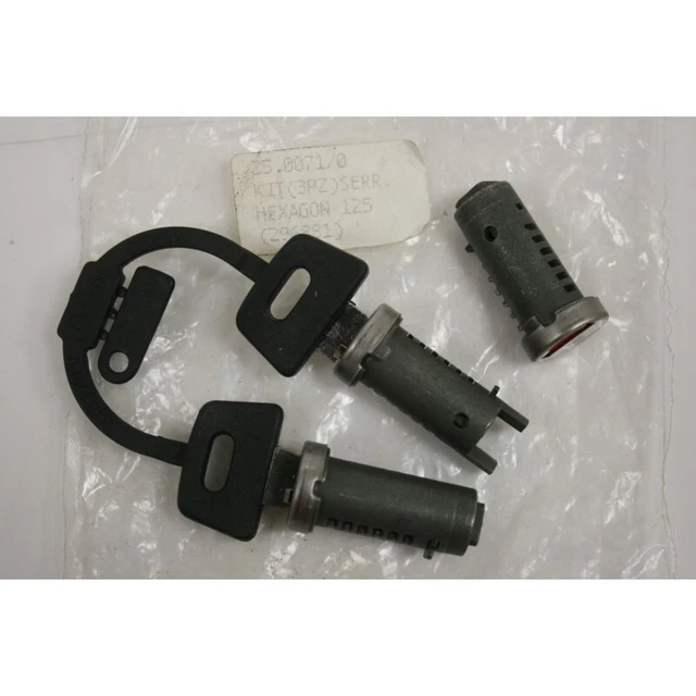 thumbnail interactive-video image 1 of RMS 3-Piece Ignition Lock Set For Piaggio - 643133 / 298581 / 573512 1 of 6