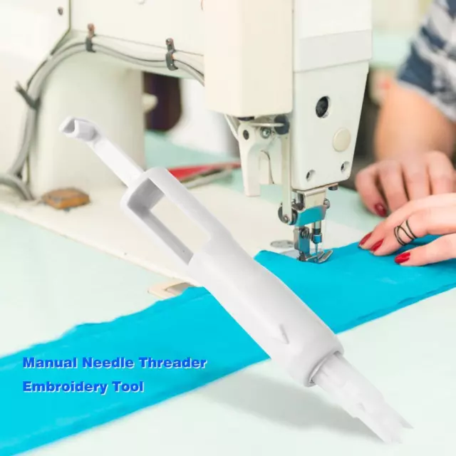 Manual Needle Threader Automatic Sewing Machine Insertion Applicator Sewing Tool