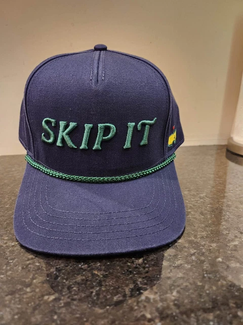 New Masters Navy Blue SKIP IT Embroidered Rope Hat- 2023