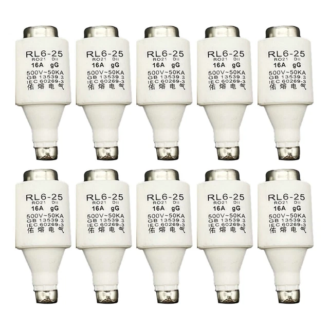 Fusibles DII inserts fusibles DII E27 GG diazed kit outils électriques R021 RL6