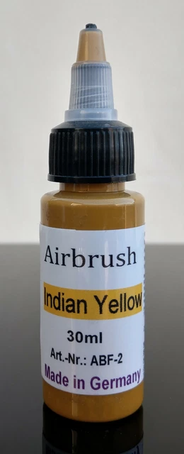 30ml colori aerografo, colore giallo indiano colori aerografo acrilico unghie colorate