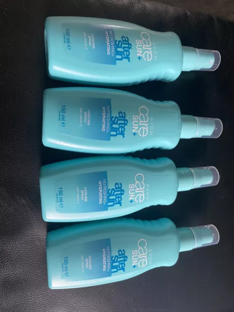 4 x AVON – CARE -SUN+ After Sun – Cooling Spray Lotion – 150ml