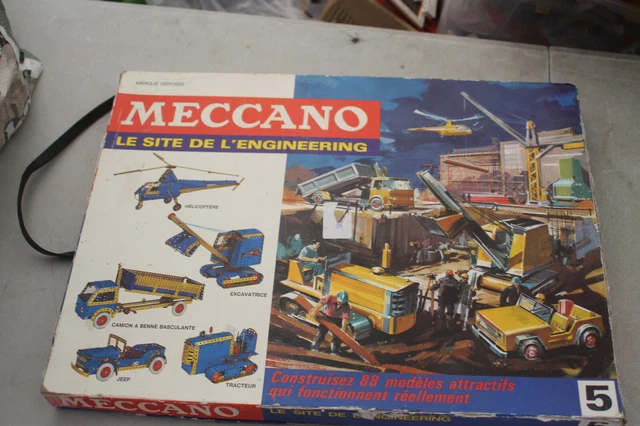 Meccano ancien: jeu de construction le service aéroport n*4