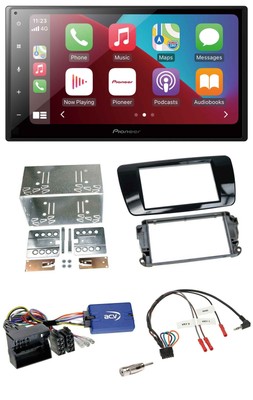 PIONEER 1din mp3 DAB USB VOLANTE AUTORADIO PER SEAT IBIZA tuam Grey 