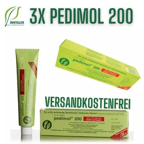 3 x 200ml Frohnes Pedimol 200 Steinefrenzer Heilkräuter Balsam Einreibung Creme