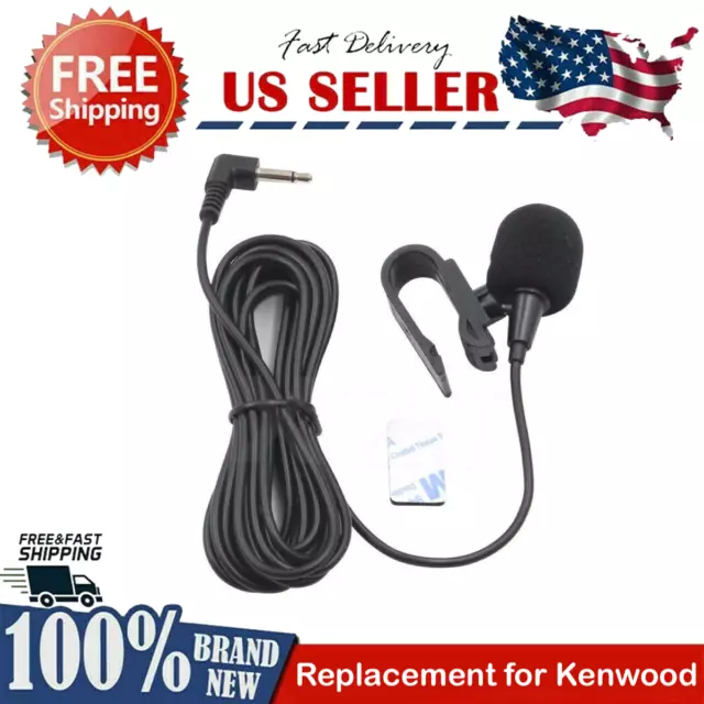 Microphone for KENWOOD KDCX705 KDC-X705 Car Radio Handsfree Mic Replacement