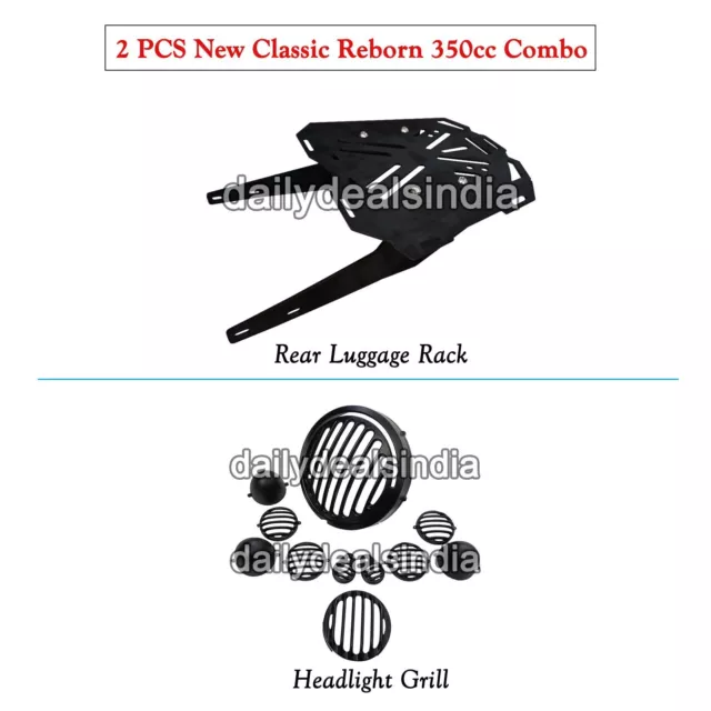 royal enfield classic 500 headlight grill