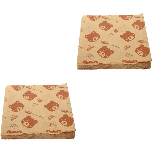 1000x Hamburgerpapier Burgerpapier Sandwichpapier XL Bogen 33x38cm Fettdicht 326112755665