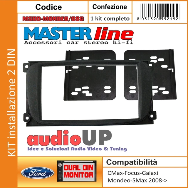 Mascherina Adattatore Autoradio 1DIN/2DIN Per Volkswagen, Skoda, Seat - Foto 6