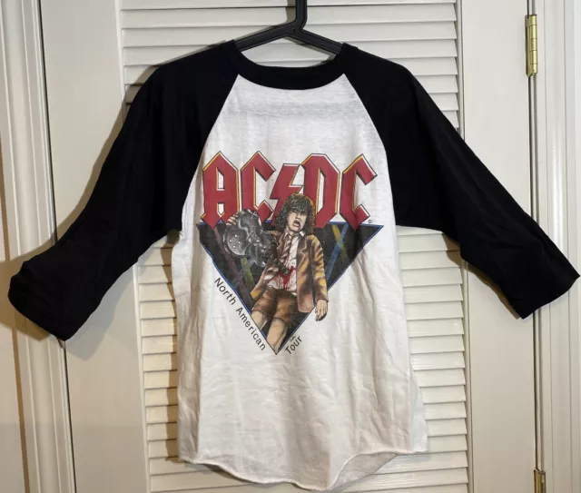 AC/DC Vintage Tee Shirt 1981 North American Tour ACDC Mint Condition