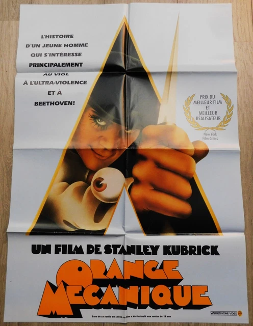 Affiche De Film Orange Mécanique - Poster Haute Qualité 60x80 Cm - Neuf Sous Tube