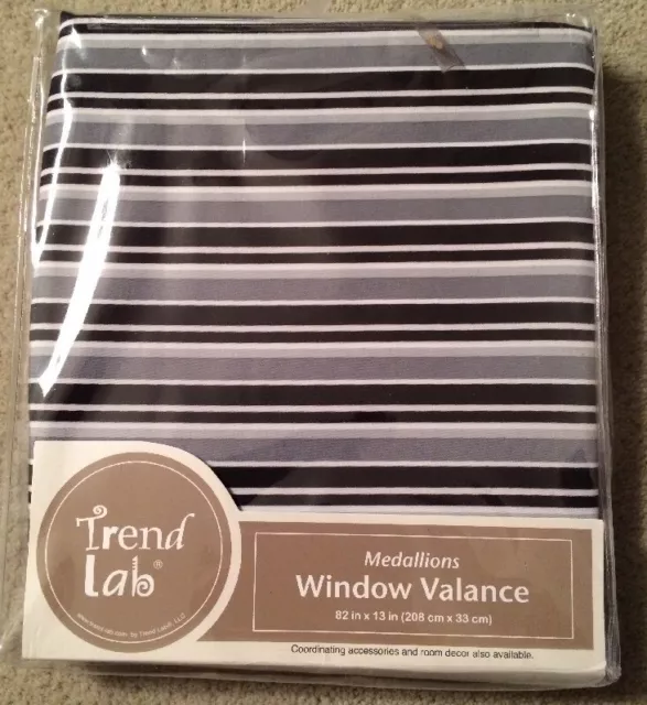 NIP Trend Lab Medallions Window Valance  Brand New In Package!