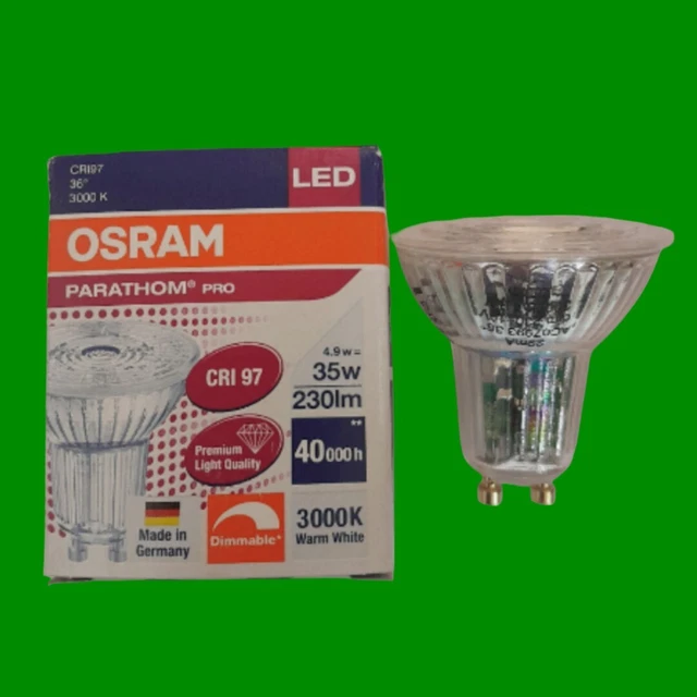 Lot De 10 Ampoules LED GU10 3,5W – Équivalent 35W Halogène – Marque LED HERO – Neuf !