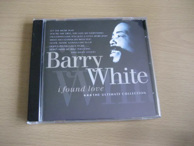 Barry White ‎– I Found Love - The Ultimate Collection Cd (TL 1315)