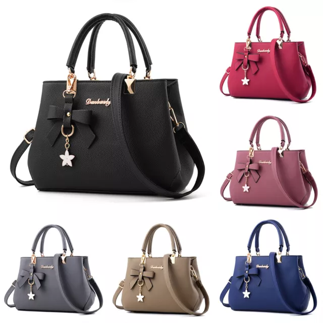 Women Lady Leather Handbag Shoulder Bag Crossbody Satchel Messenger Purse Tote 3