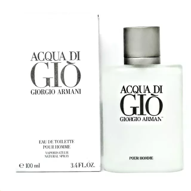 Giorgio Armani Aqua Di Gio Men 3.4 oz EDT Aquatic Fresh Fragrance New