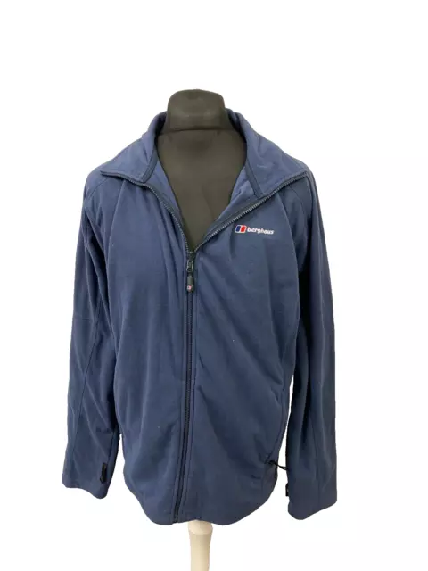 Berghaus Giacca di Pile Tgl XL Uomo Blu Esterno Migrare Confortevole M198