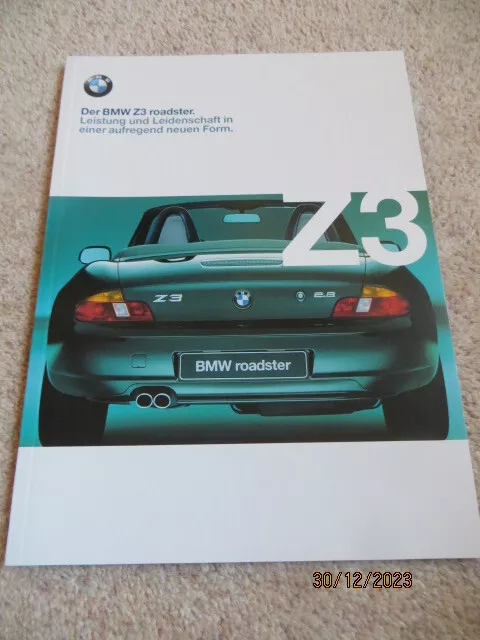 BMW Z3 Roadster 1.8 2.0 2.8 M-Roadster Prospekt 2.1999