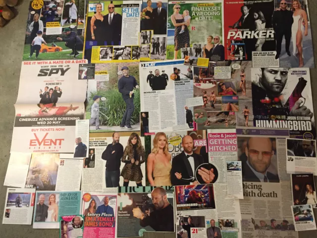 JASON STATHAM - Over 20 Australian Clippings - Rosie Huntington-Whiteley