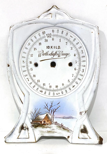 Cadran Ancien En émail Pour Montre à Gousset - Fond De Montre émaillé Albi 37mm - Style Vintage