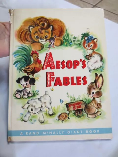 Aesop's Fables Rand McNally Giant Book 1959