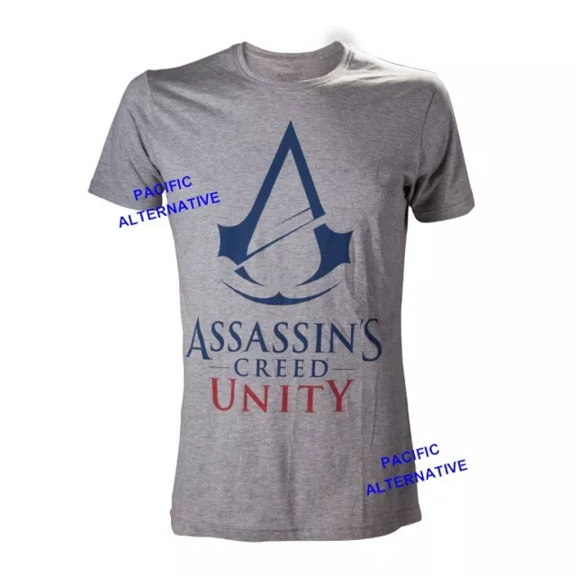 Tshirt ASSASSIN'S CREED UNITY gris taille XL pour homme NEUF man new grey