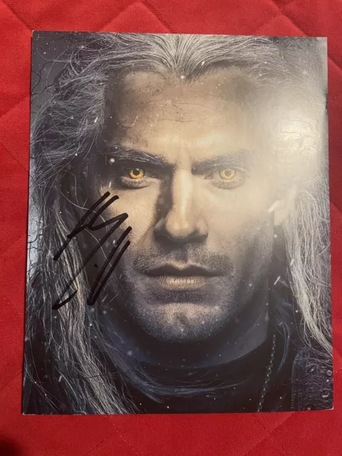 Henry Cavill Signed 8x10 Photo The Witcher Geralt of Rivia Superman Autograph